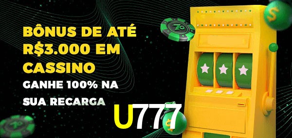 U777 melhor bônus de depósito