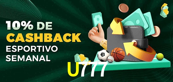 10% de bônus de cashback na U777